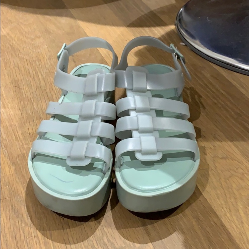 Melissa jelly platform sandals